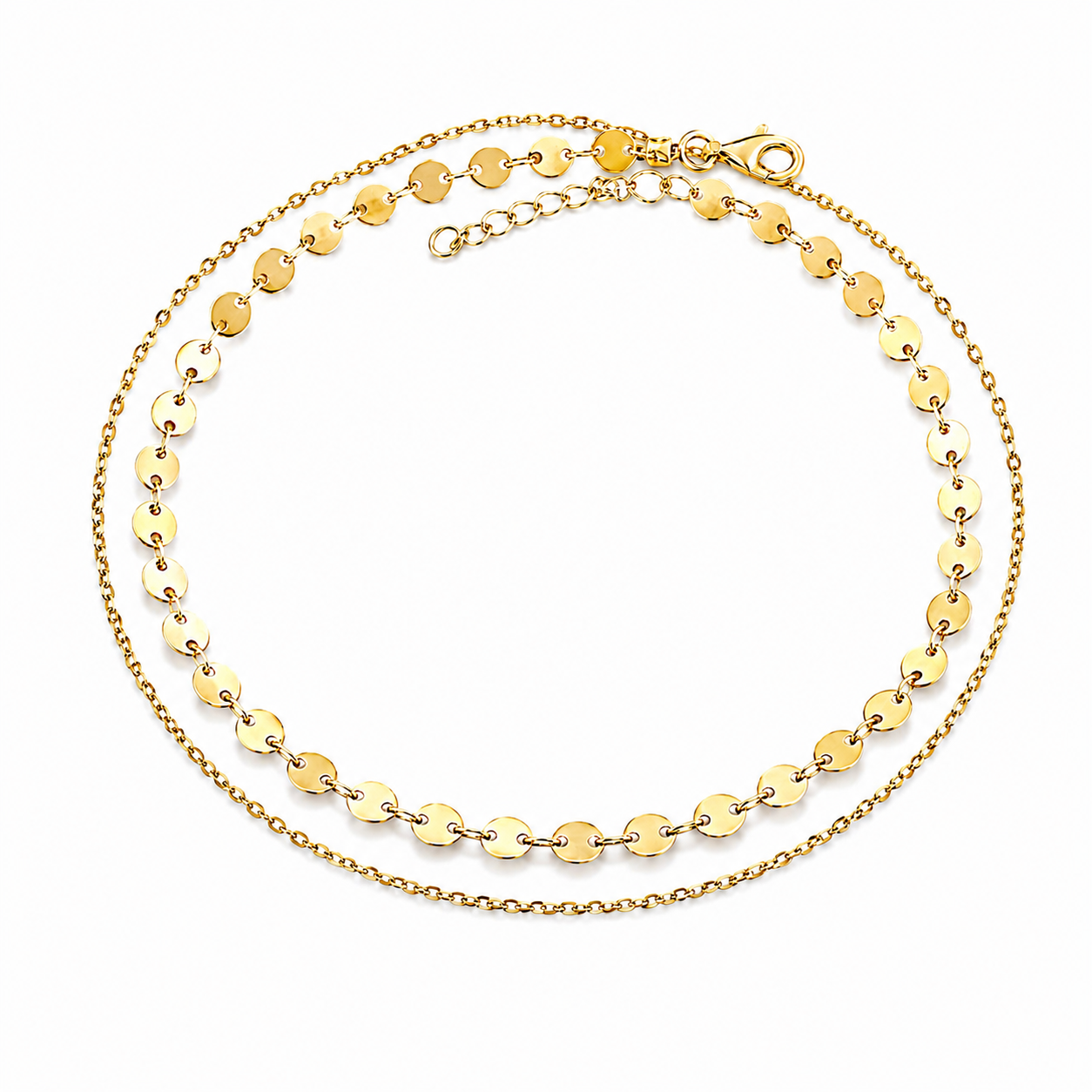 Double Chain Anklet