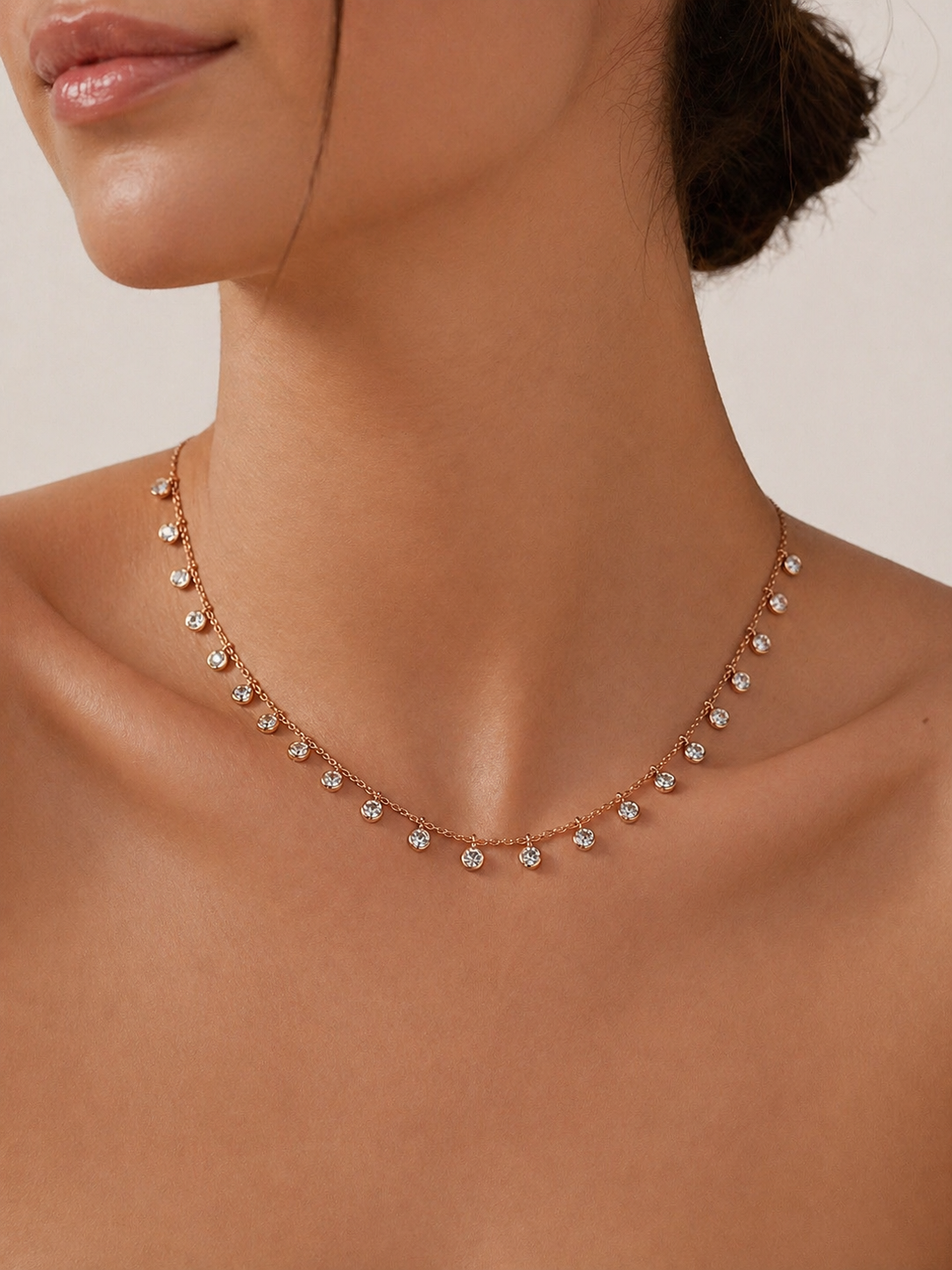 Light Diamond Necklace