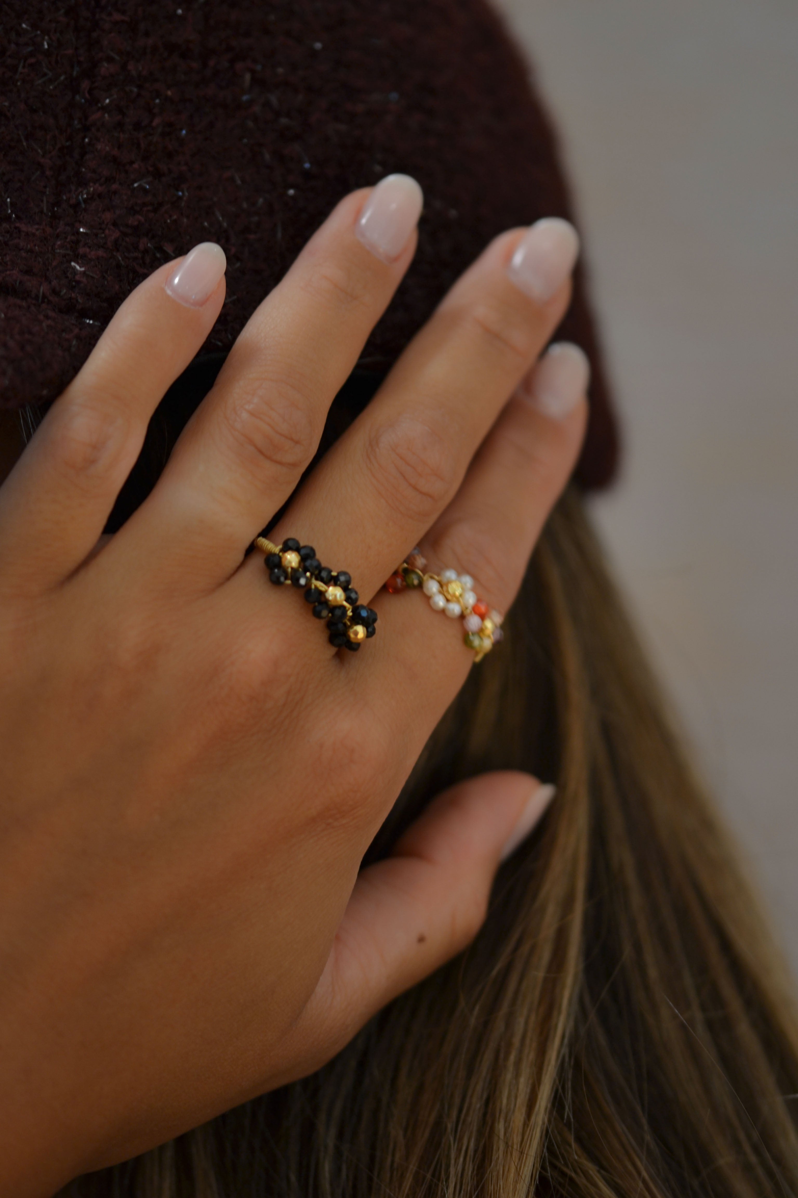 Multicolor Daisy Ring