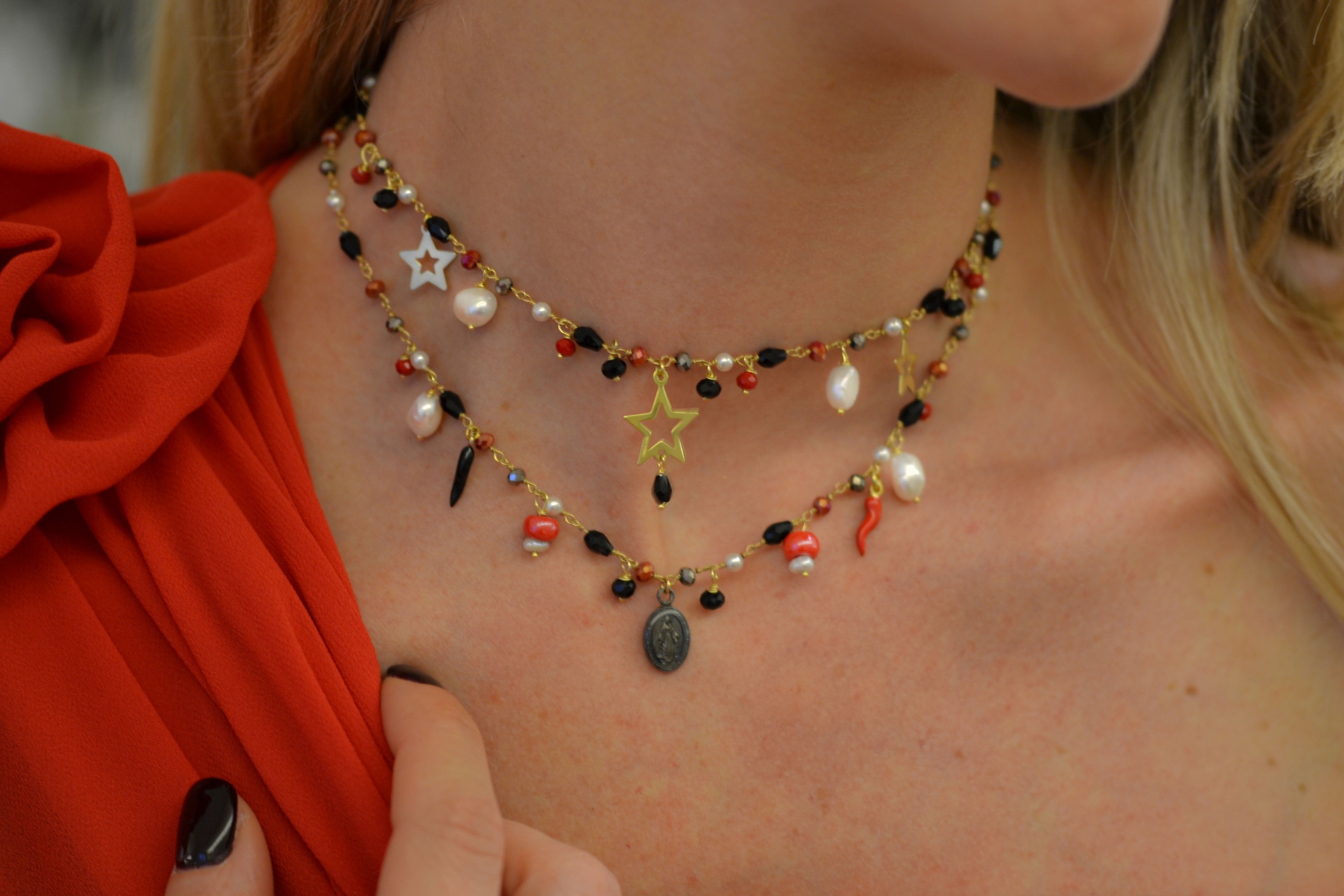 Stardust Holiday Necklace