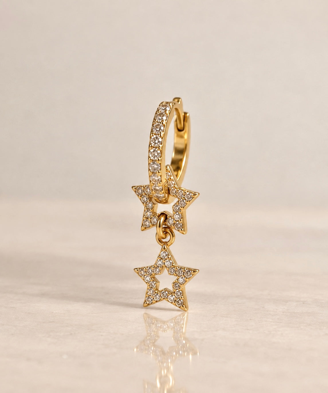 Kaia Double Star Pavè