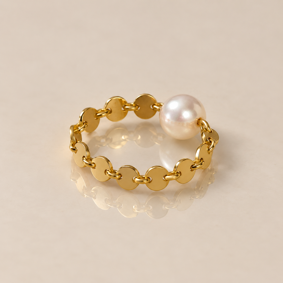 Perla Chain Ring