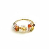 Multicolor Daisy Ring