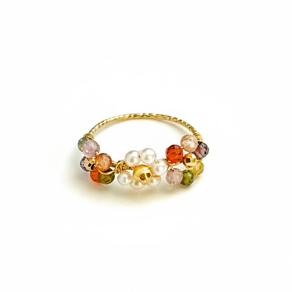 Multicolor Daisy Ring
