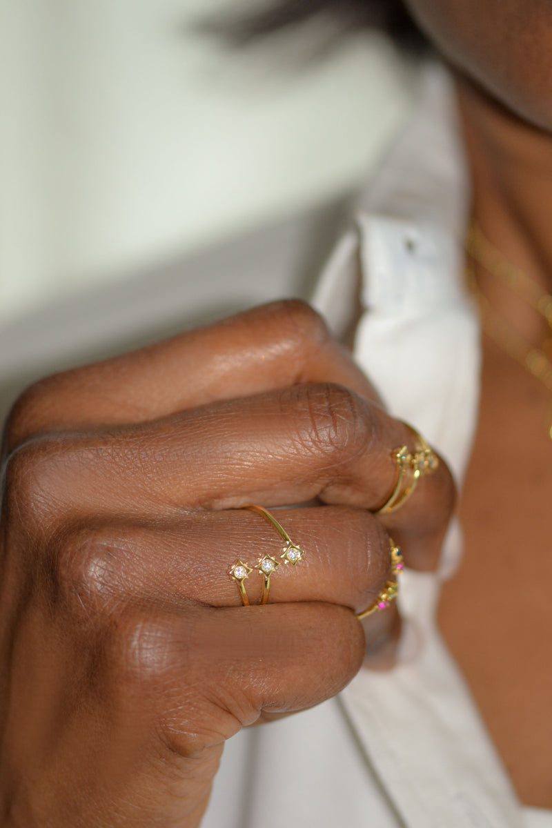 Three Diamonds Ring