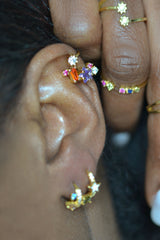 Multicolor Stones Cuff