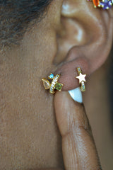 Multicolor Stones Hoop