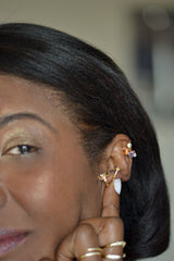 Multicolor Stones Hoop