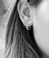 Golden Chain Hoop Silver