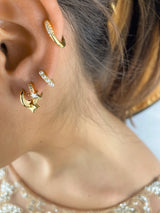 Mini Pearl Hoop