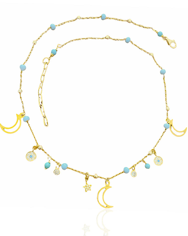 DUBAI MOON NECKLACE