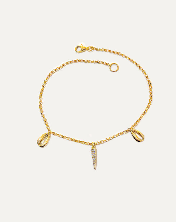Glowing Shell Anklet