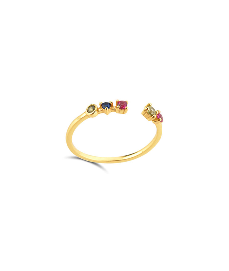 Multicolor Stones Ring