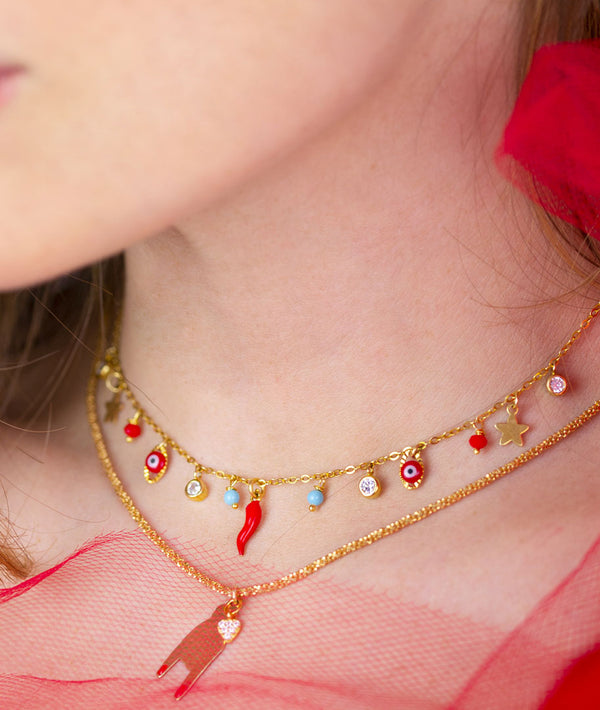 Lucky Red Pepper Necklace