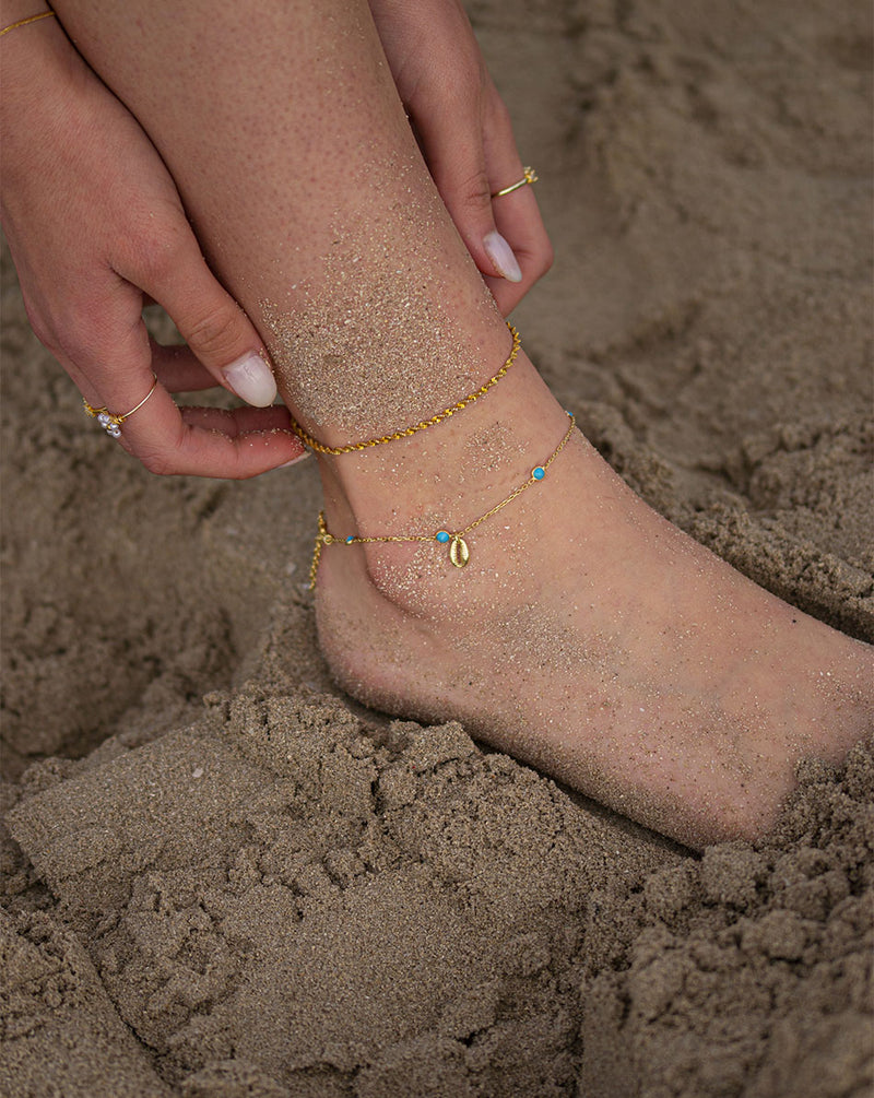 Ocean Shell Anklet
