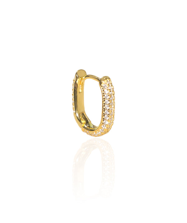 Sparkling Rectangle Hoop