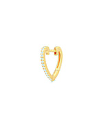 Sparkly Heart Hoop